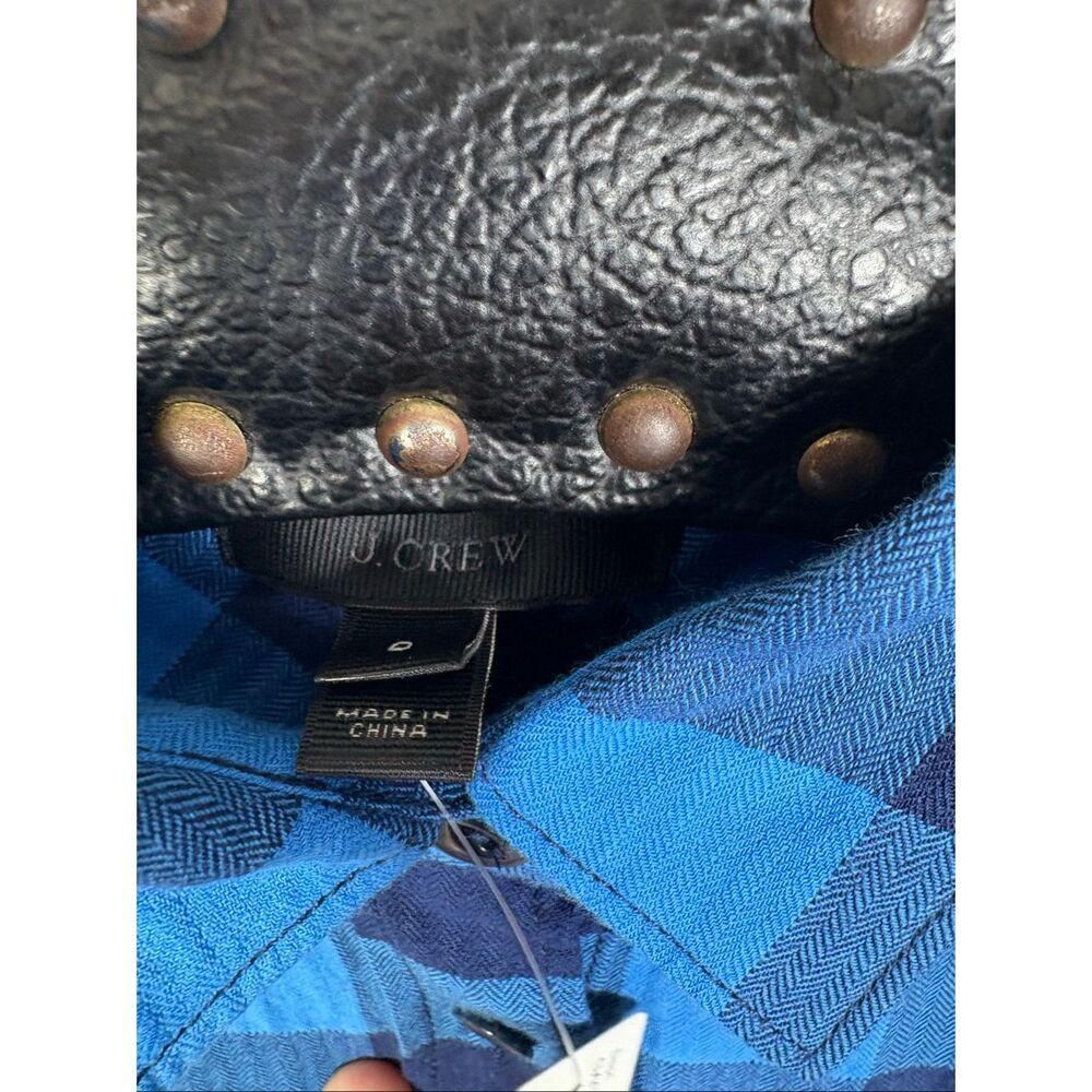 J.Crew Plaid button down shirt size 0 - Picture 7 of 7